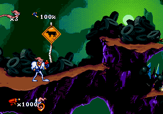 Earthworm Jim Sega Genesis Screenshot - EmuBox