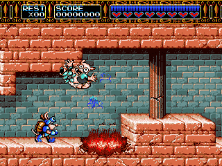 Rocket Knight Adventures Sega Genesis Screenshot - EmuBox