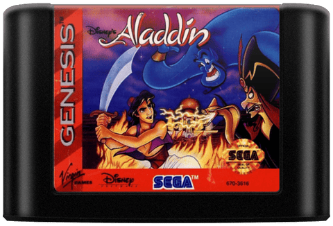 Aladdin Sega Genesis Cover - EmuBox