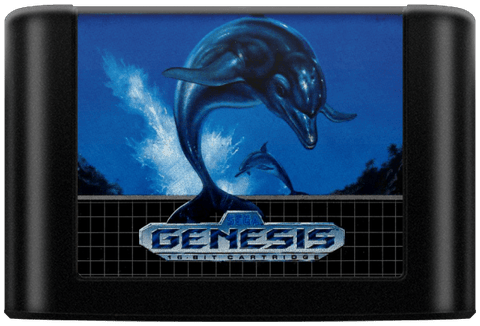 Ecco the Dolphin Sega Genesis Cover - EmuBox