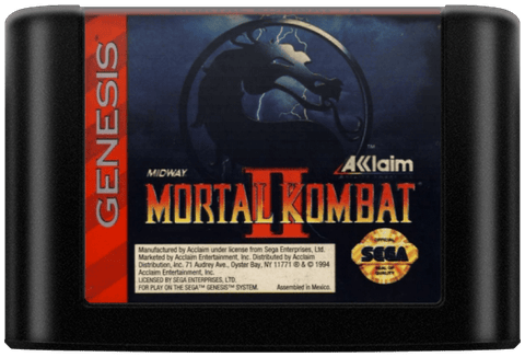 Mortal Kombat II Sega Genesis Cover - EmuBox