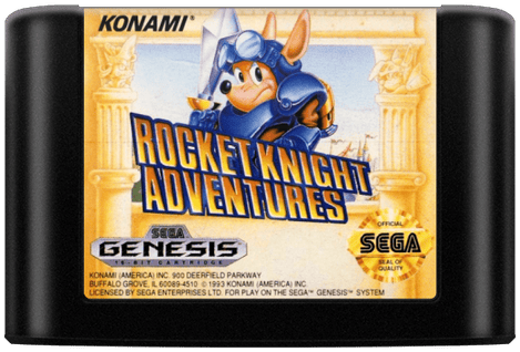 Rocket Knight Adventures Sega Genesis Cover - EmuBox