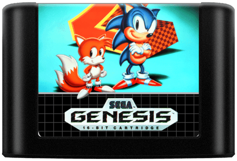 Sonic The Hedgehog 2 Sega Genesis Cover - EmuBox