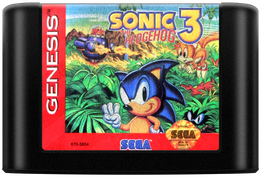 Sonic The Hedgehog 3 Sega Genesis Cover - EmuBox