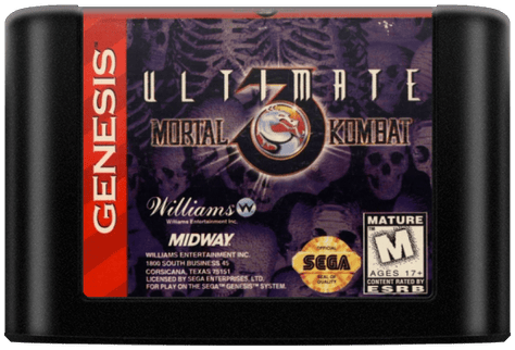 Ultimate Mortal Kombat 3 Sega Genesis Cover - EmuBox